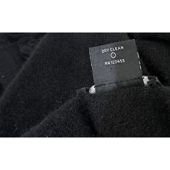 Lord & Taylor Womens Small 100% ALL CASHMERE BLACK BOLERO Sweater Cardigan - Picture 7 of 7